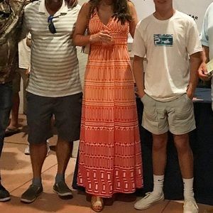 Jude Connally beautiful maxi dress Nylon/Spandex